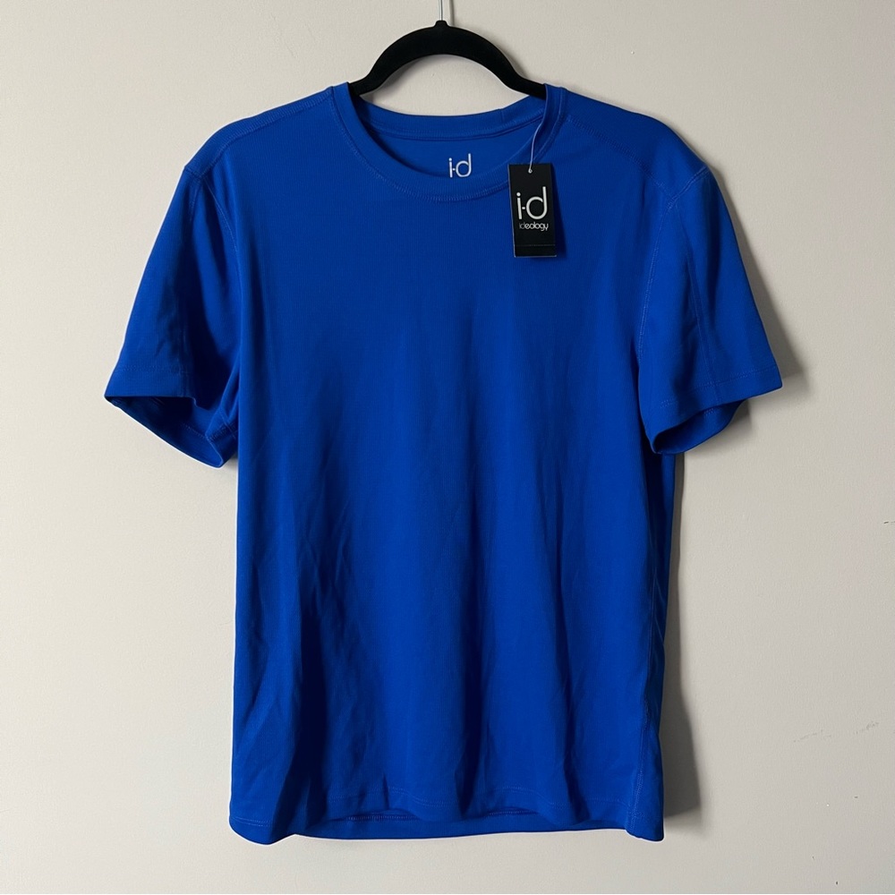 Men’s Ideology Scoop Neck Performance Tee in Deep Cobalt